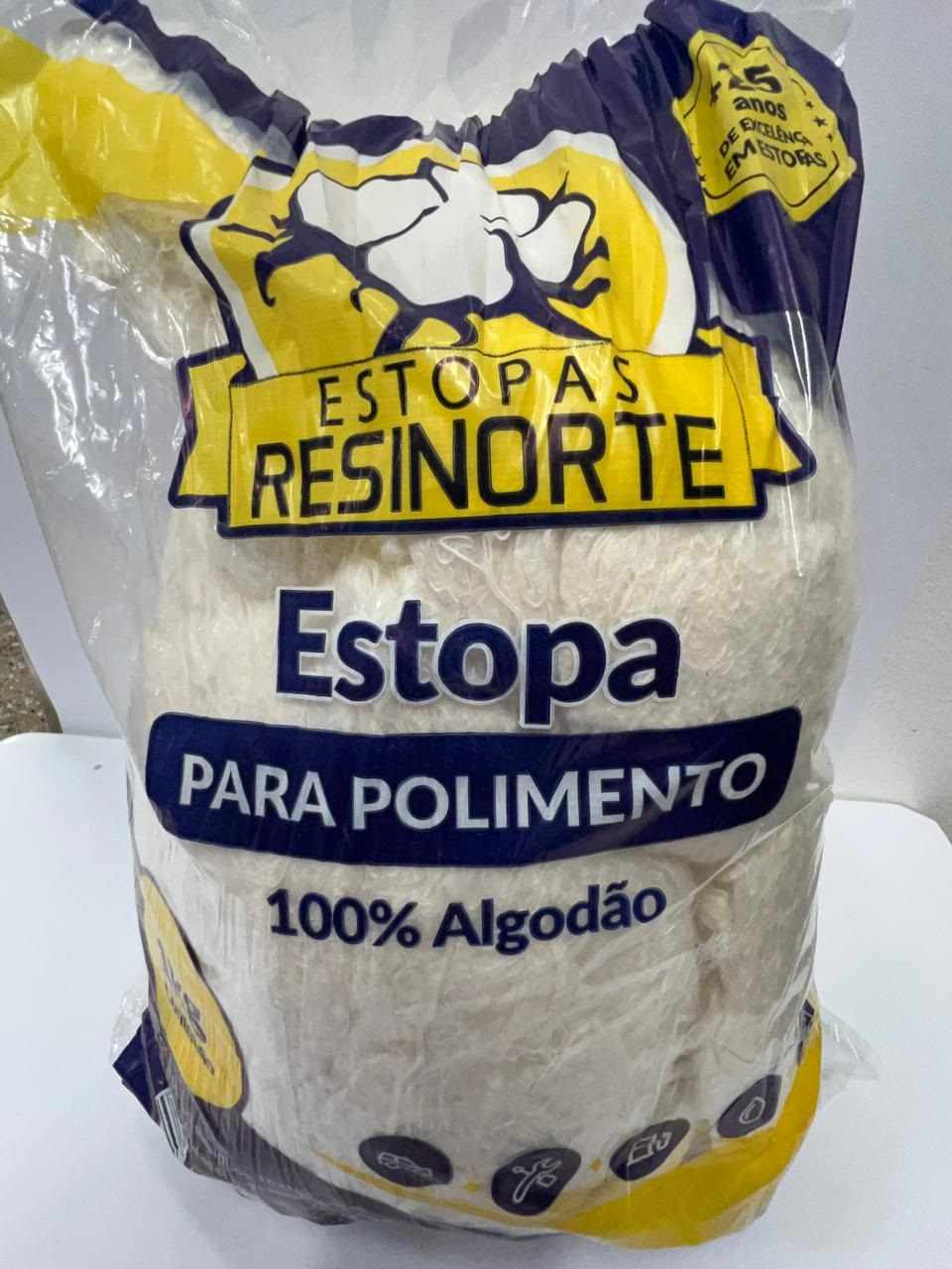 ESTOPA RESINORTE P/ POL. 1KG